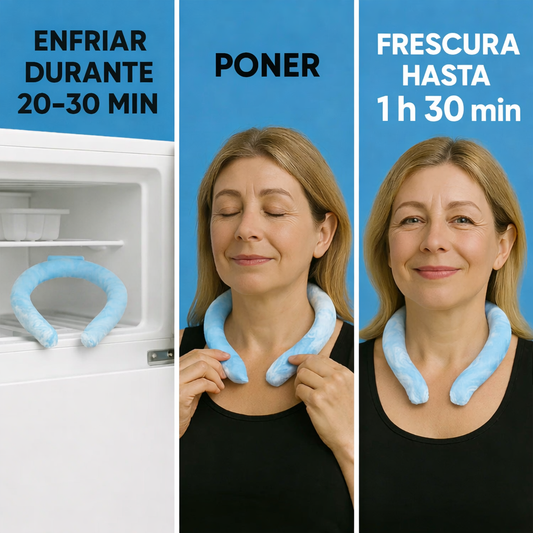 Collar Refrescante Para Aliviar Sofocos de la Menopausia | Menofresh ™