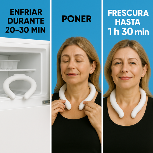 Collar Refrescante Para Aliviar Sofocos de la Menopausia | Menofresh ™