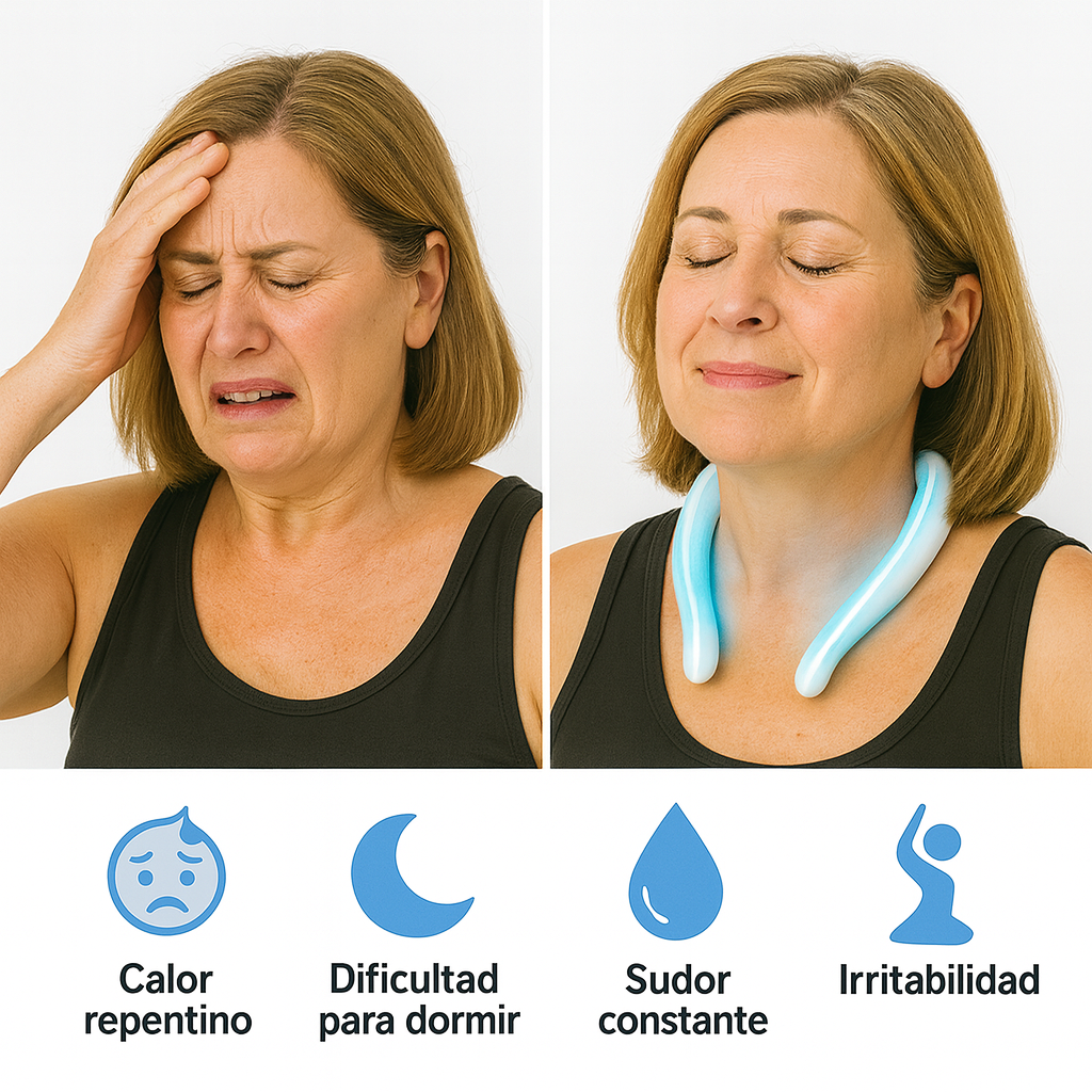 Collar Refrescante Para Aliviar Sofocos de la Menopausia | Menofresh ™
