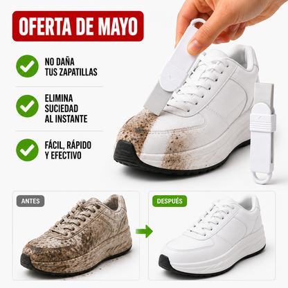Borrador Limpiador de Zapatillas | Elimina Manchas y Suciedad Incrustada sin Productos | SpotFix™