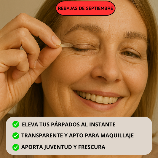 Parches invisibles para párpados caídos | Lifting inmediato y natural (Pack 600 uds) | LiftEye™