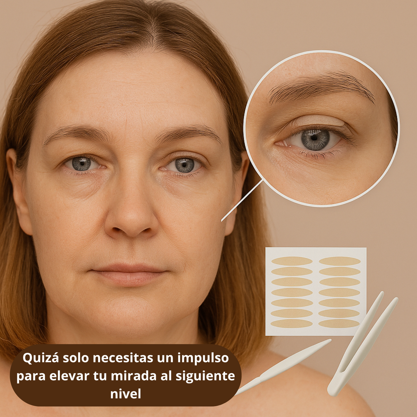 Parches invisibles para párpados caídos | Lifting inmediato y natural (Pack 600 uds) | LiftEye™